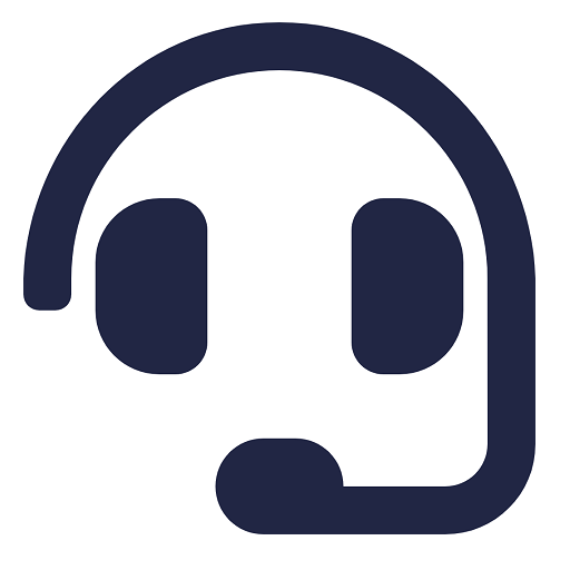 icon of a headset with microphone