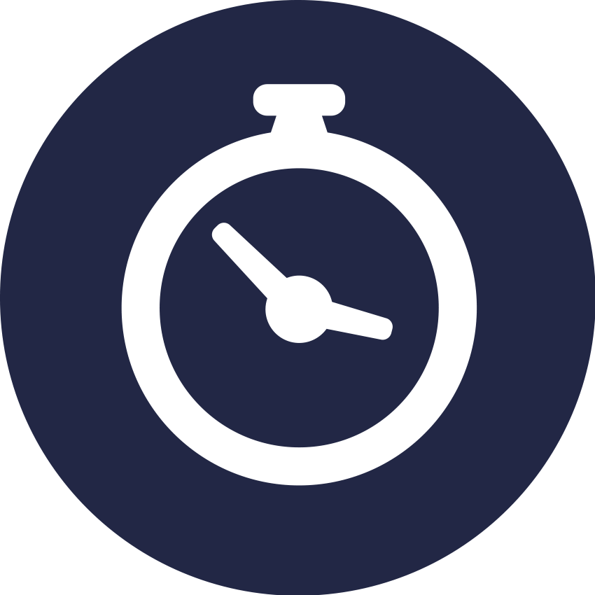 Icon of a stopwatch