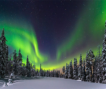 Northern lights in finland