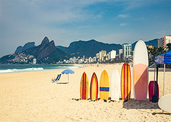 2. Ipanema Beach, Brazil