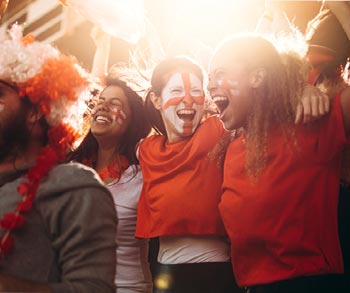 Catch a football match