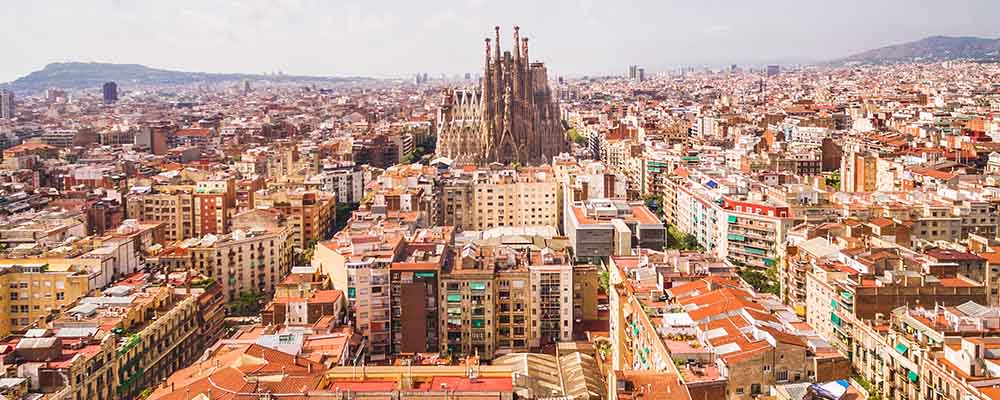 Barcelona city in Spain