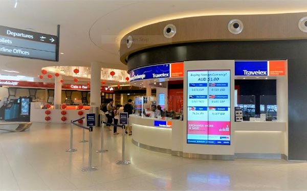 Travelex store in Perth Airport
